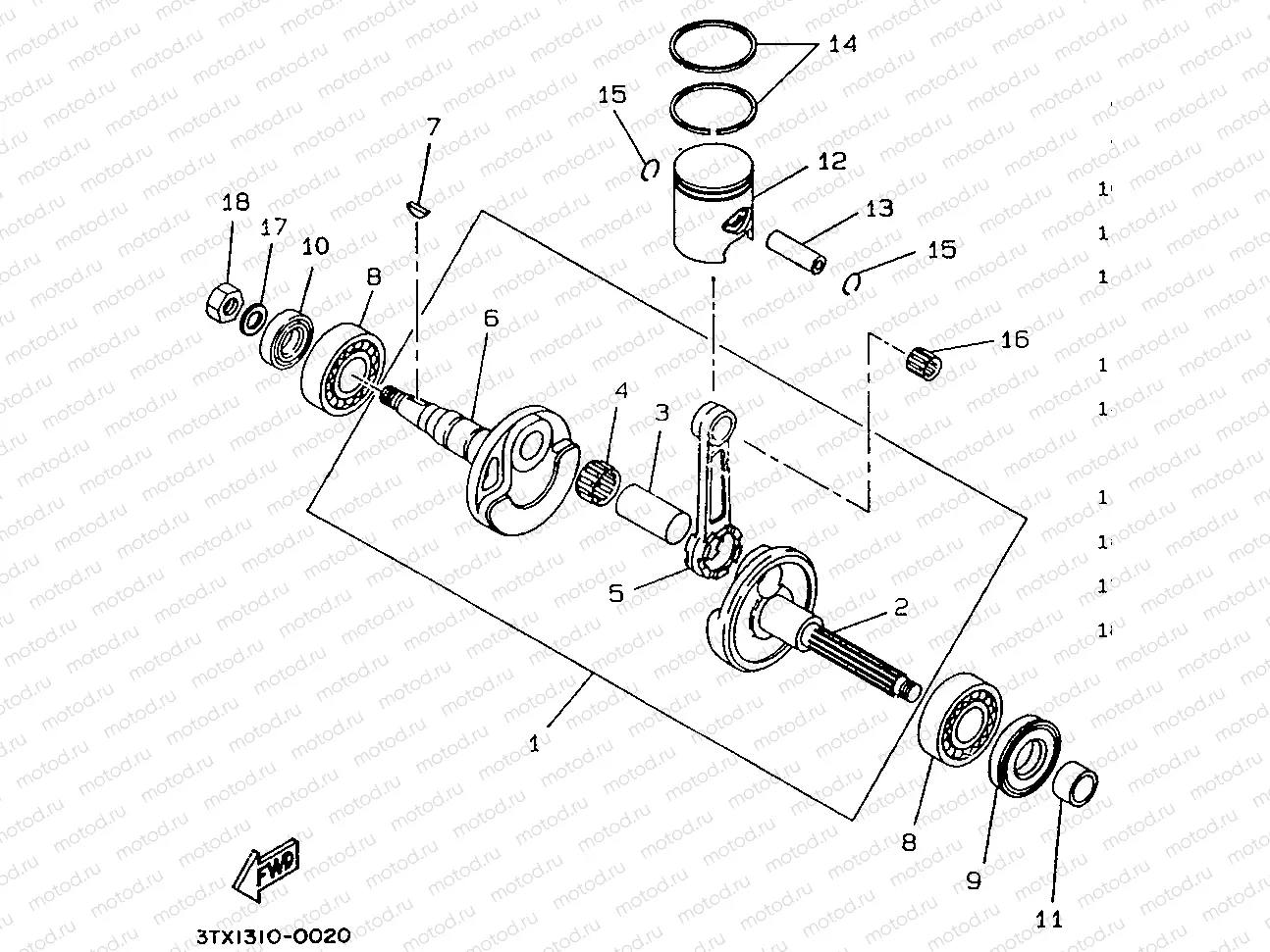 CRANKSHAFT & PISTON