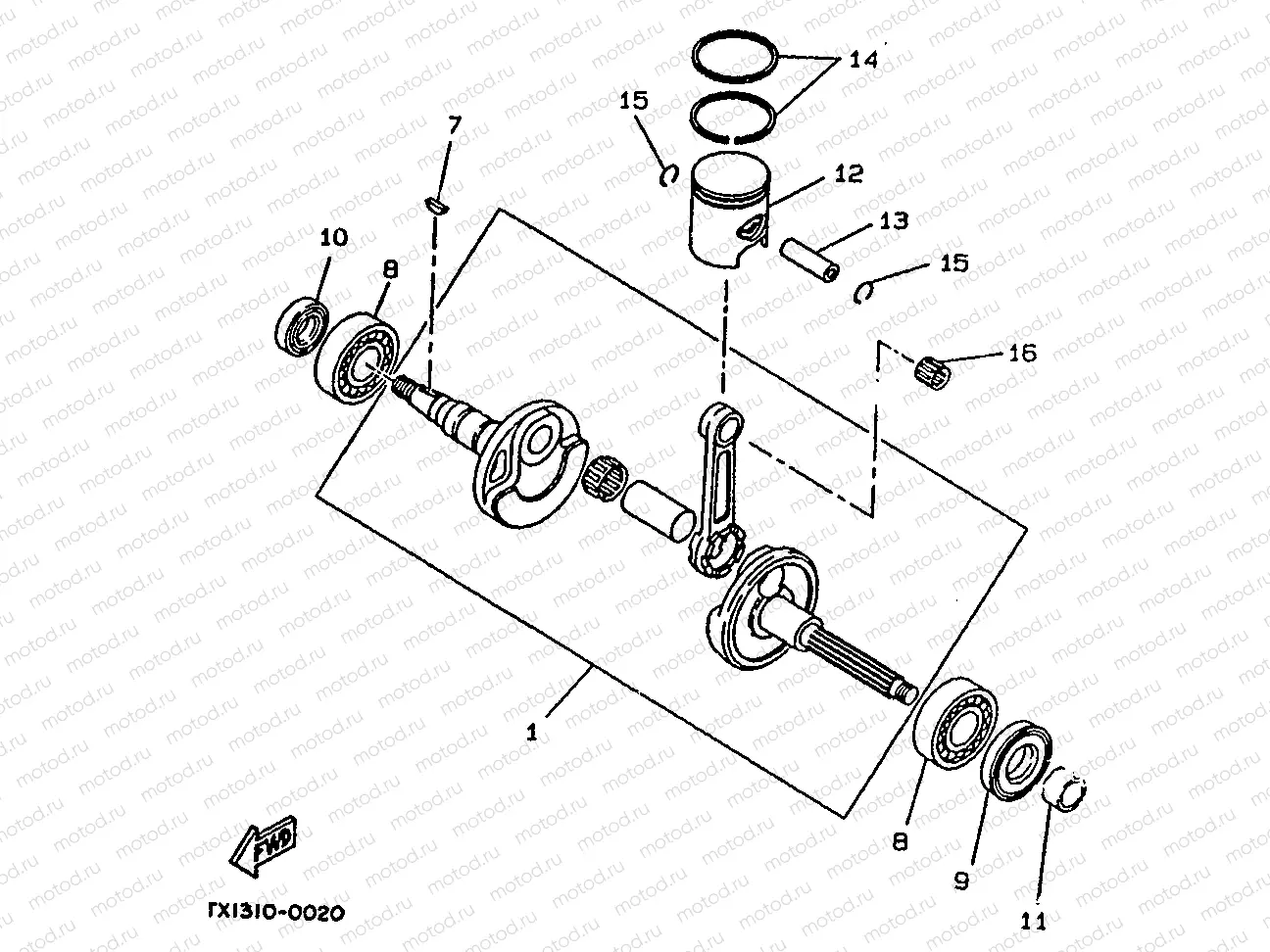 CRANKSHAFT & PISTON