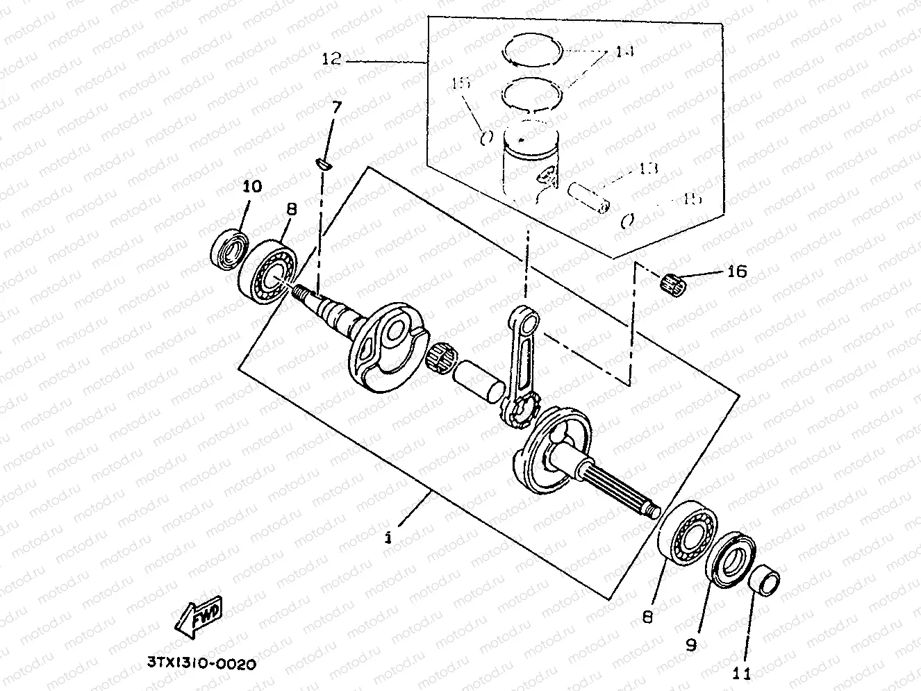 CRANKSHAFT & PISTON