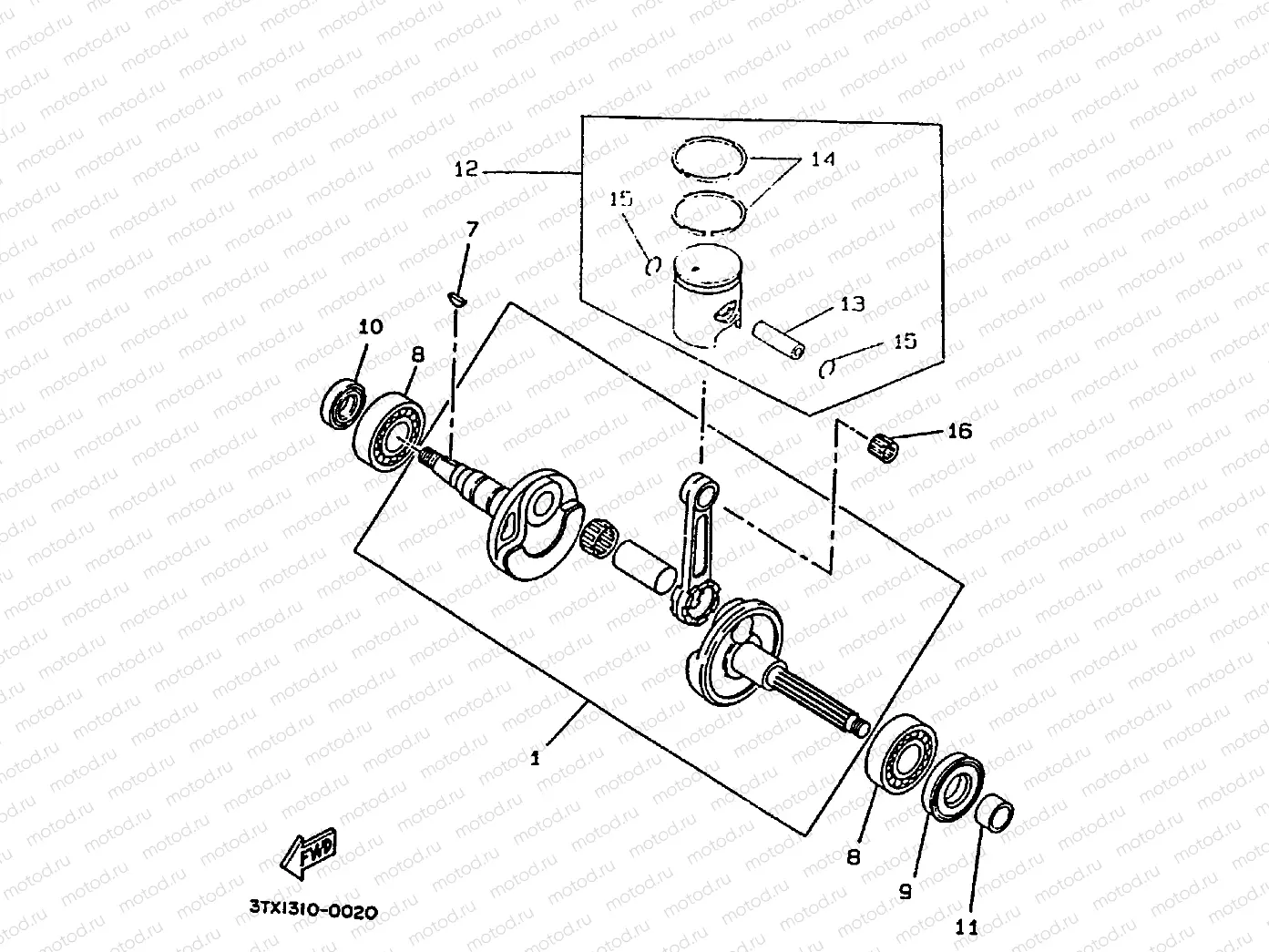 CRANKSHAFT & PISTON