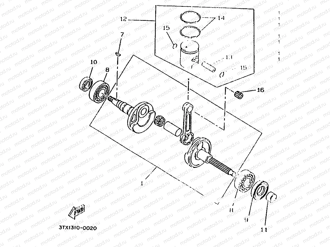 CRANKSHAFT & PISTON
