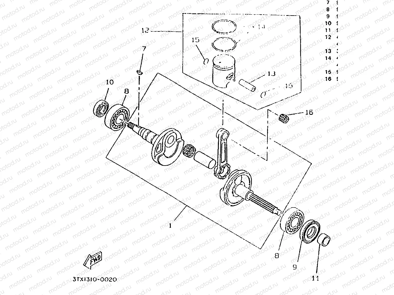 CRANKSHAFT & PISTON