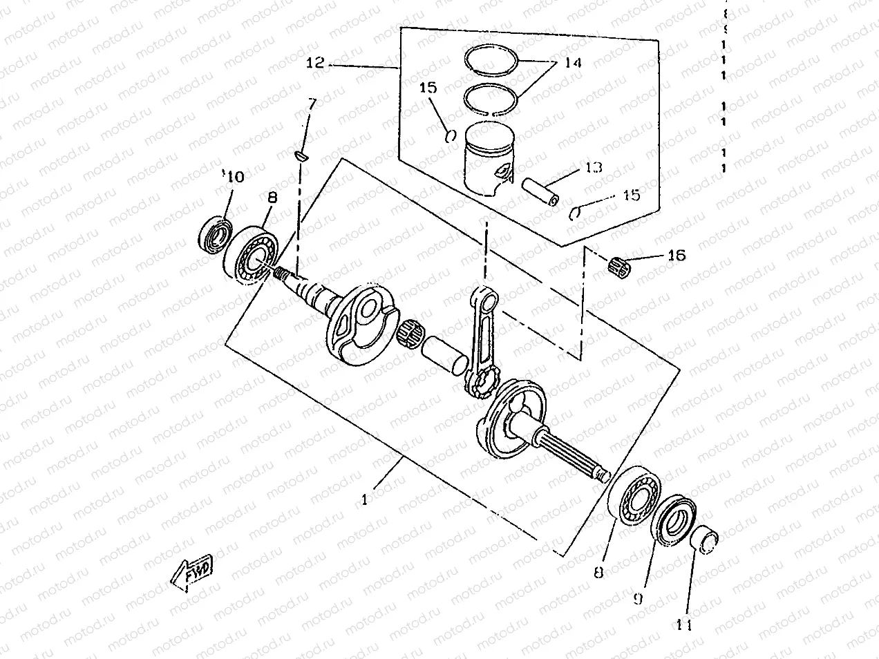CRANKSHAFT & PISTON