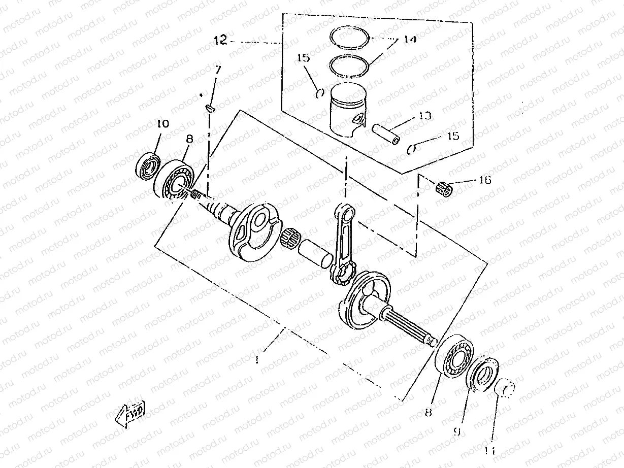 CRANKSHAFT & PISTON