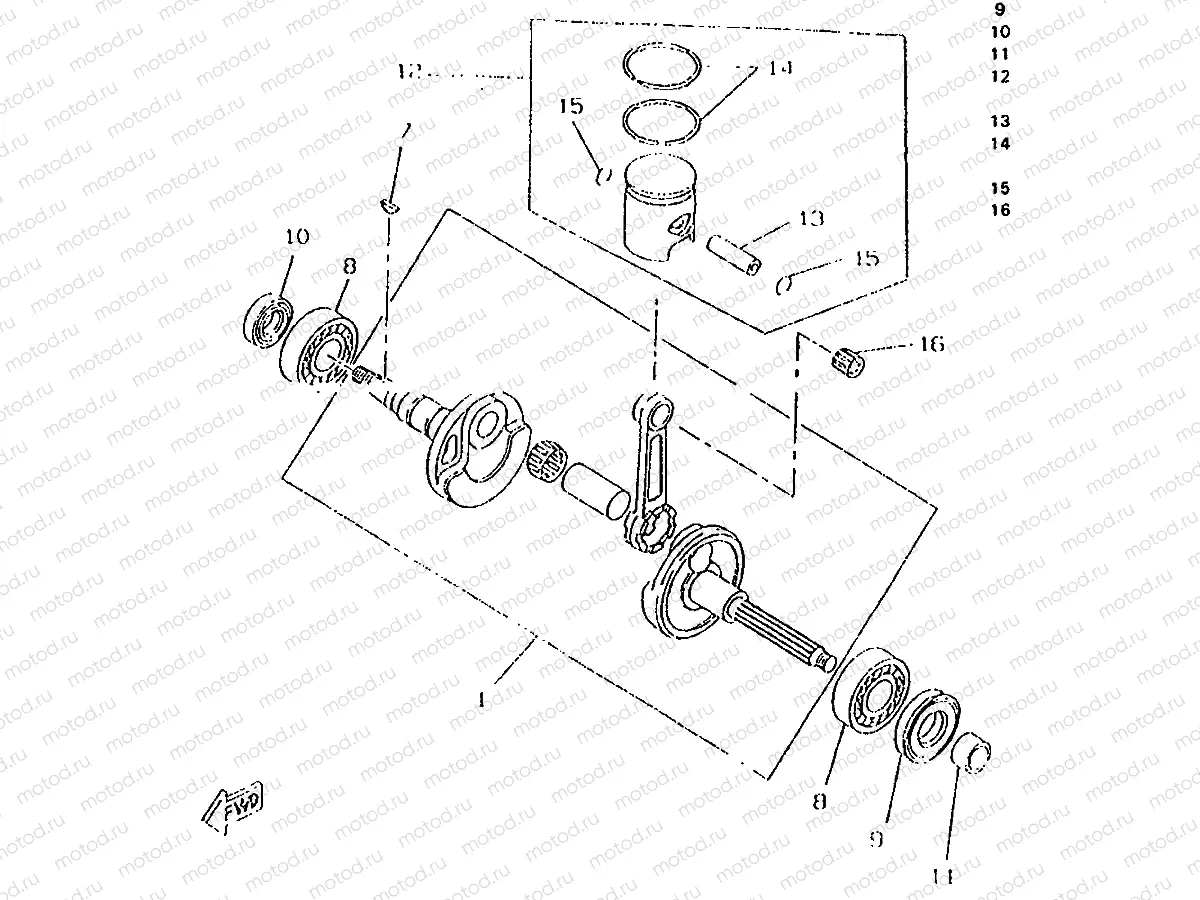 CRANKSHAFT & PISTON