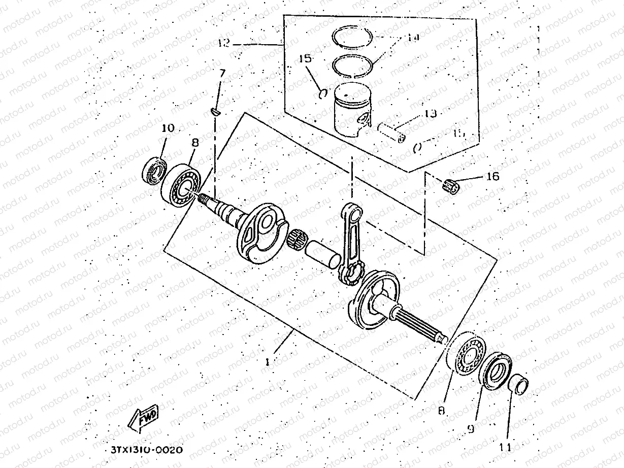 CRANKSHAFT & PISTON