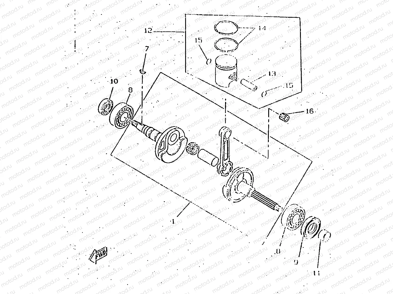 CRANKSHAFT & PISTON