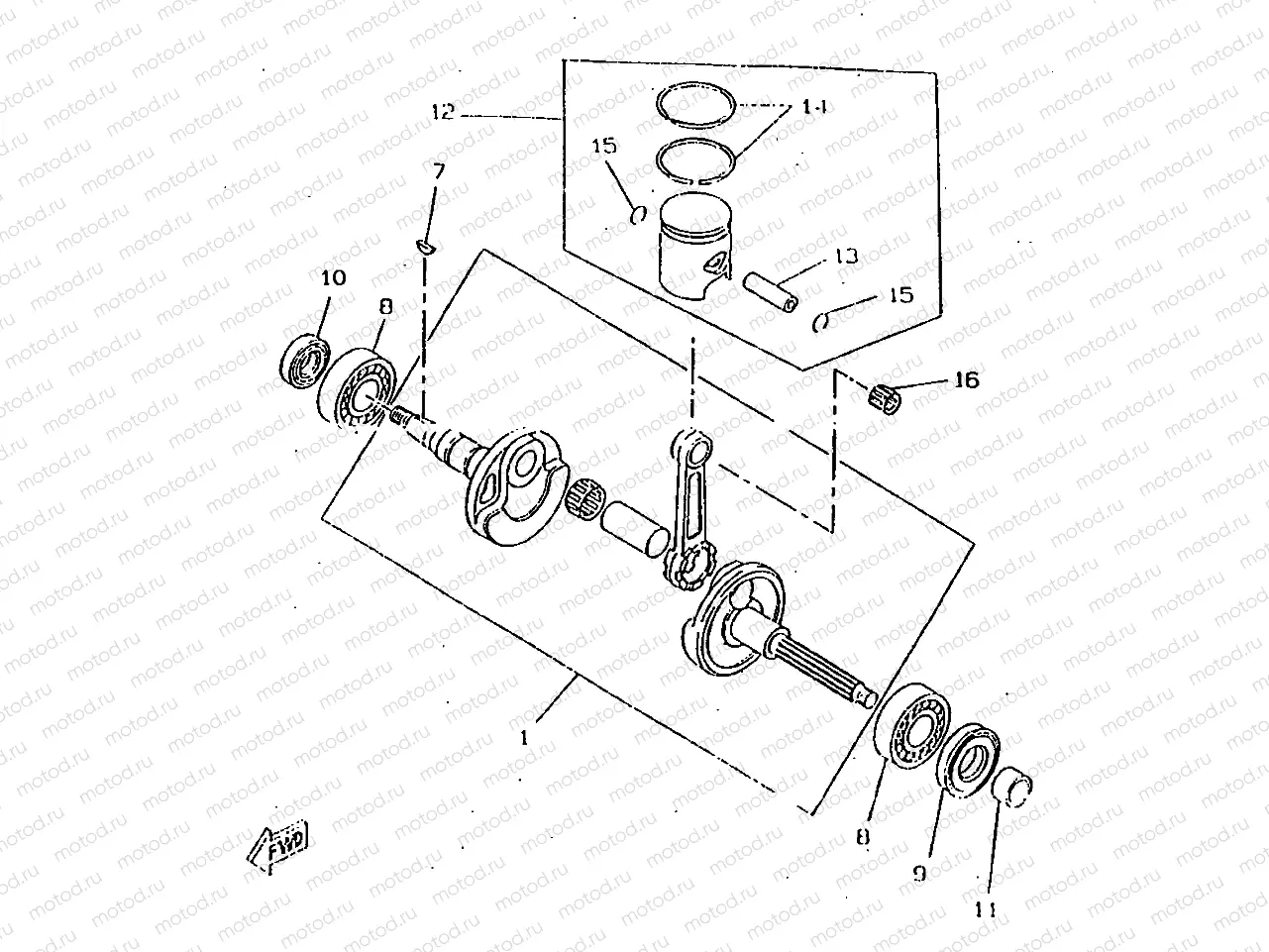 CRANKSHAFT & PISTON