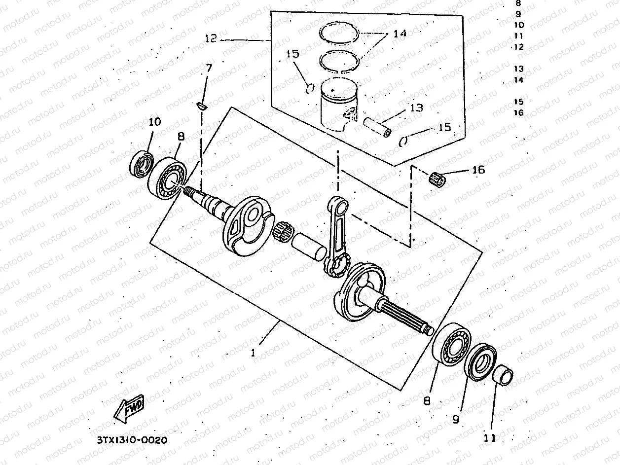 CRANKSHAFT & PISTON