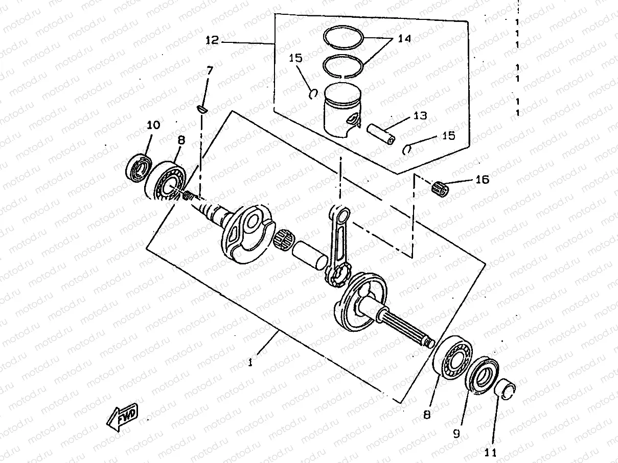 CRANKSHAFT & PISTON
