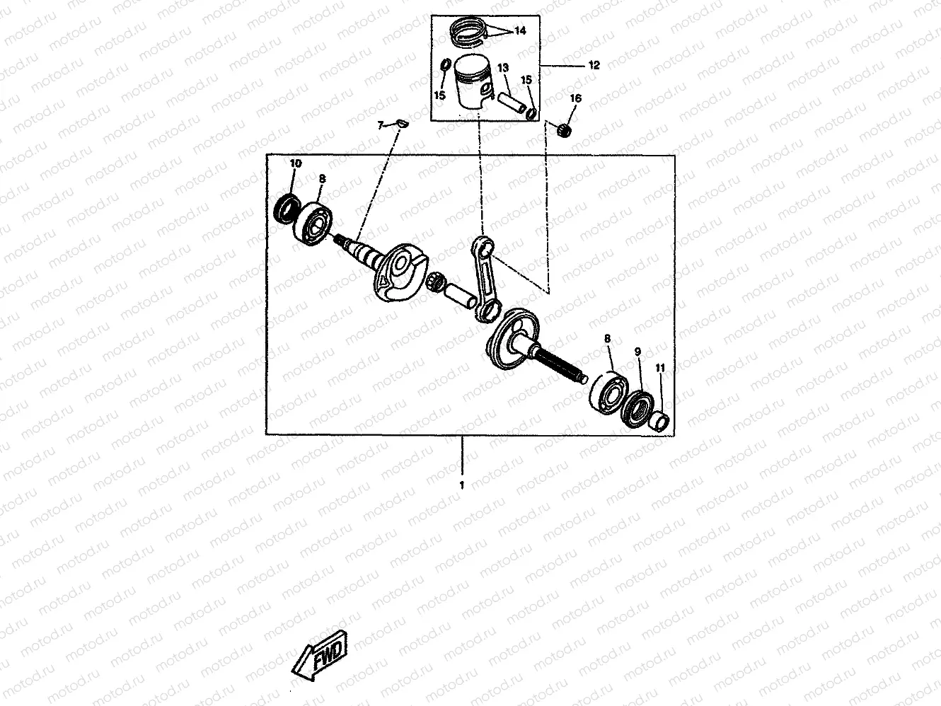 CRANKSHAFT & PISTON