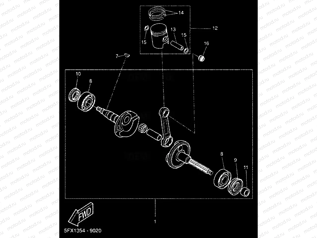 CRANKSHAFT & PISTON
