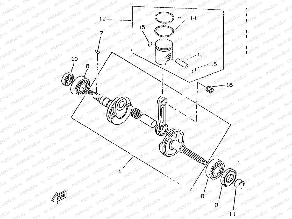CRANKSHAFT & PISTON
