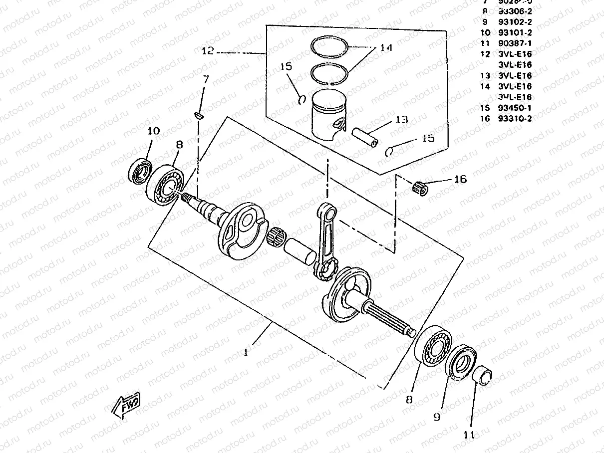 CRANKSHAFT & PISTON