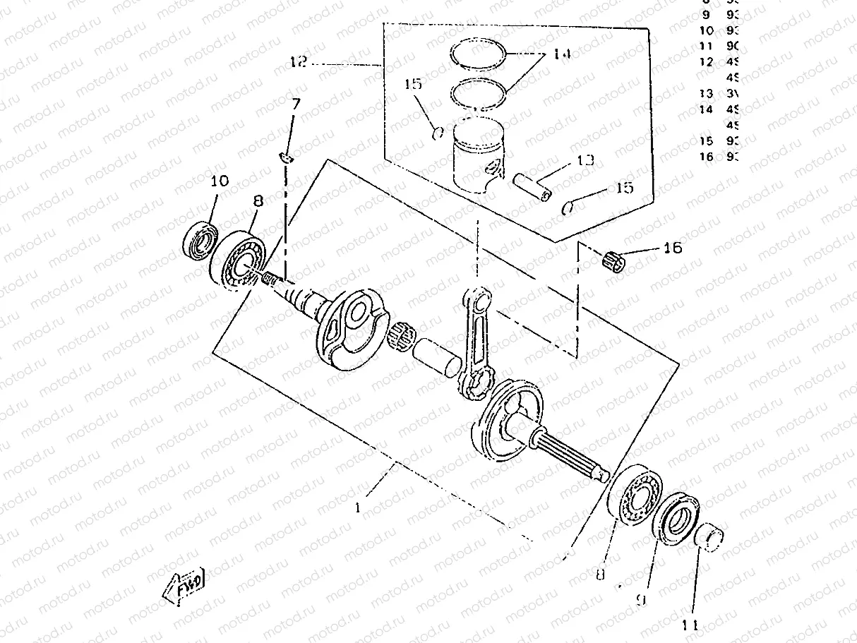 CRANKSHAFT & PISTON