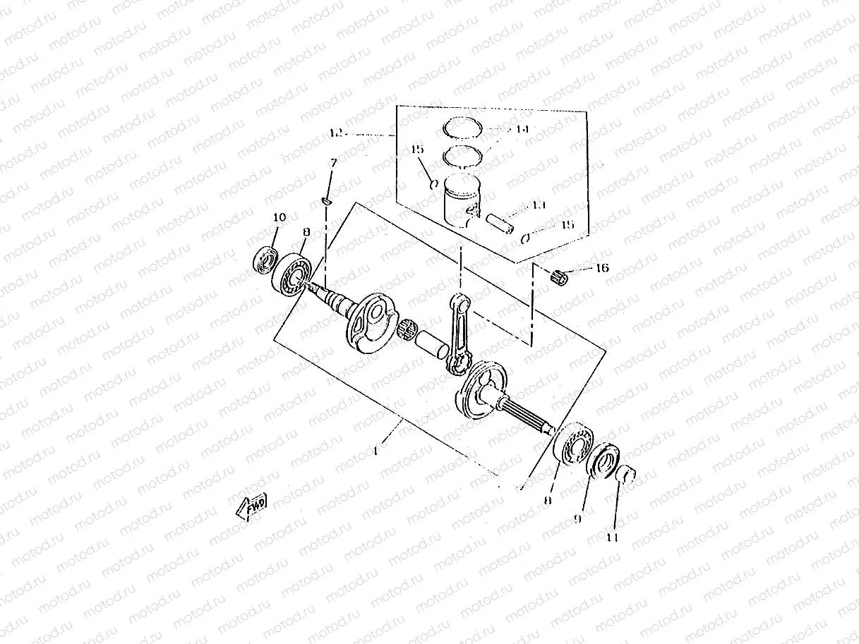 CRANKSHAFT & PISTON