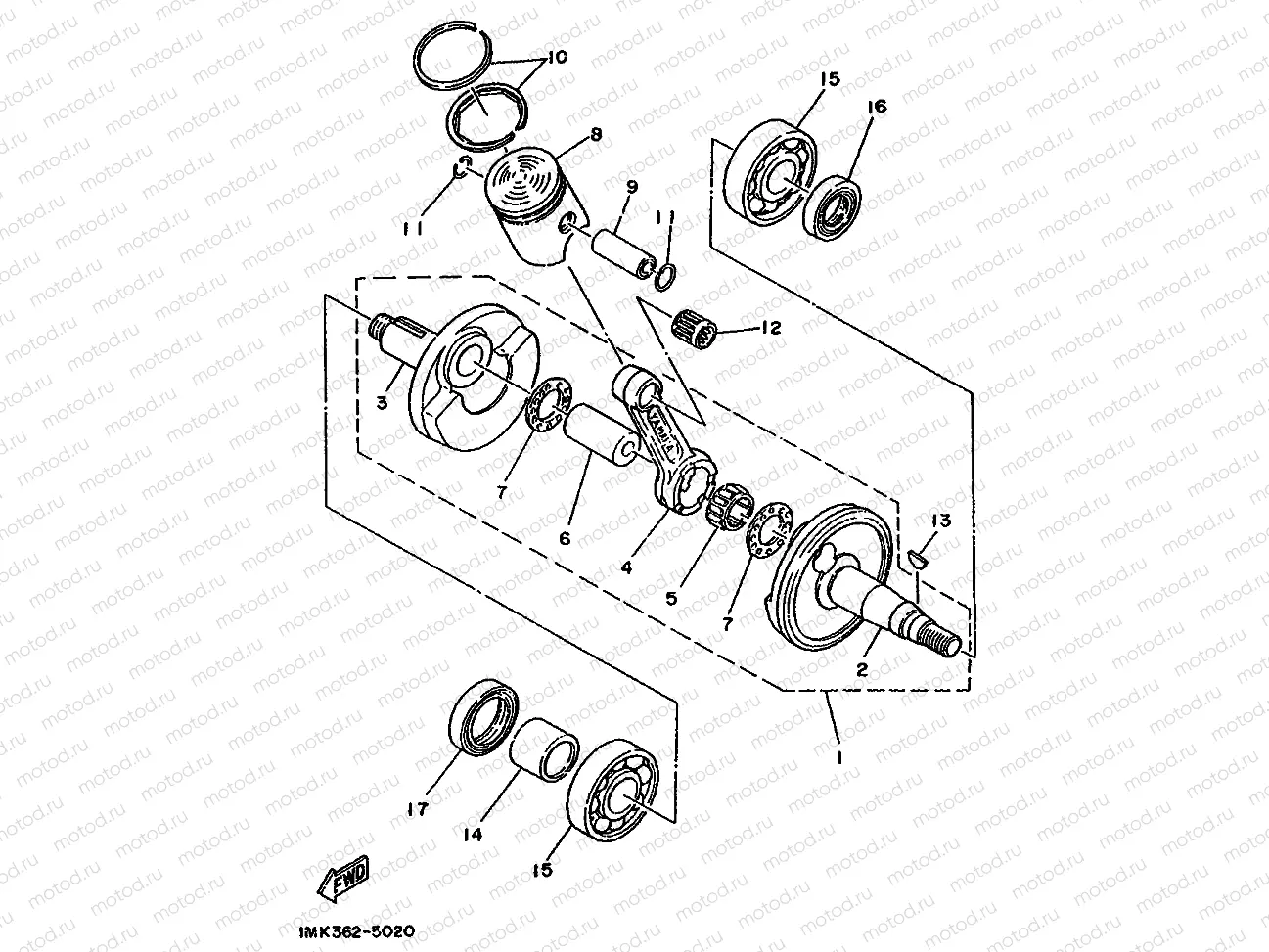 CRANKSHAFT & PISTON