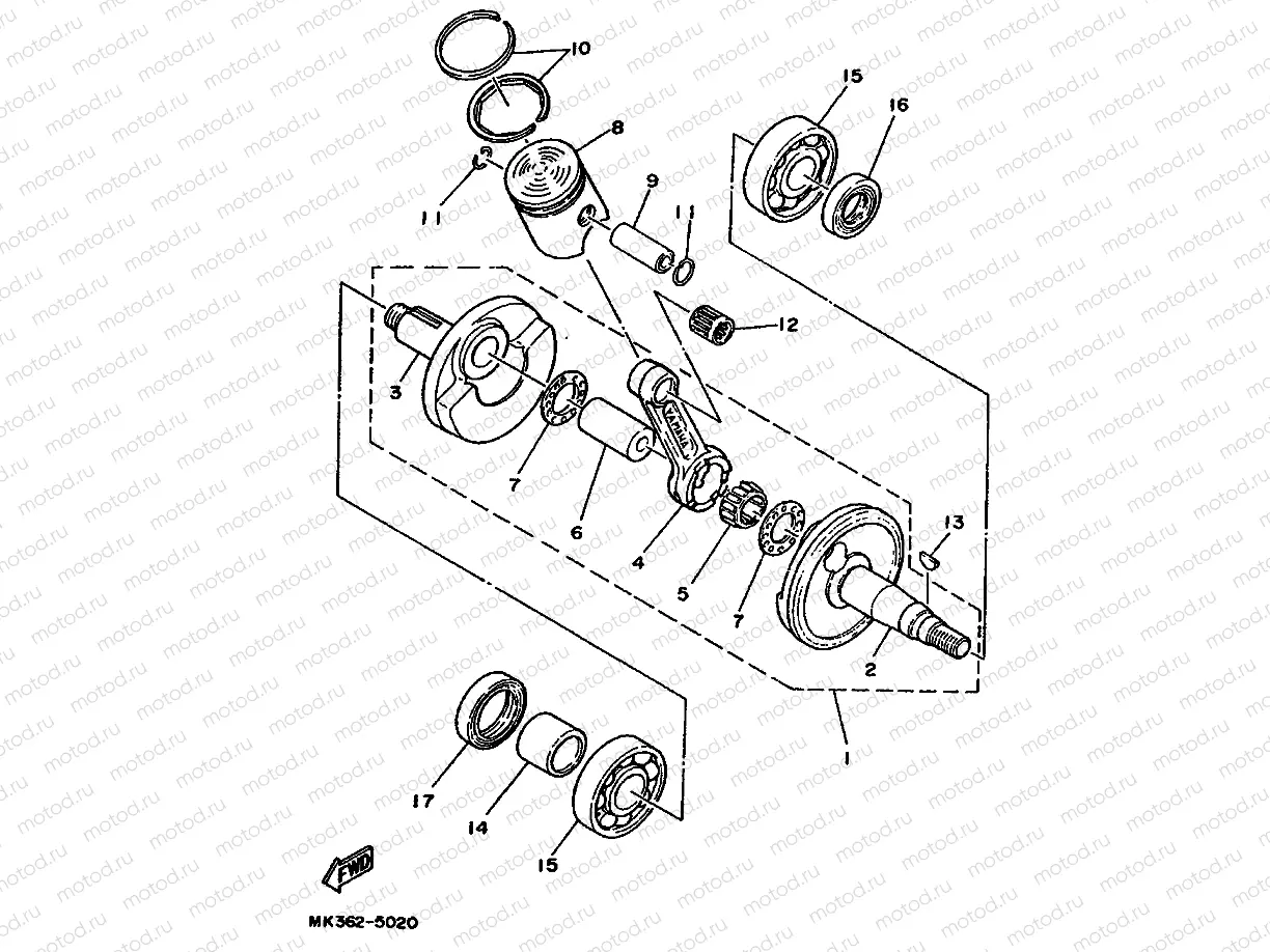 CRANKSHAFT & PISTON