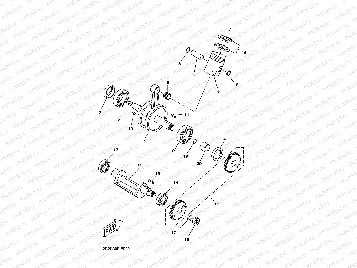 CRANKSHAFT & PISTON