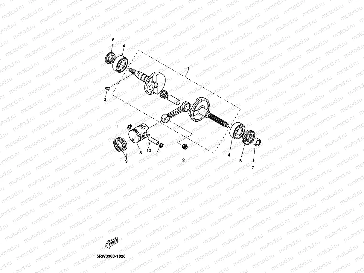 CRANKSHAFT & PISTON