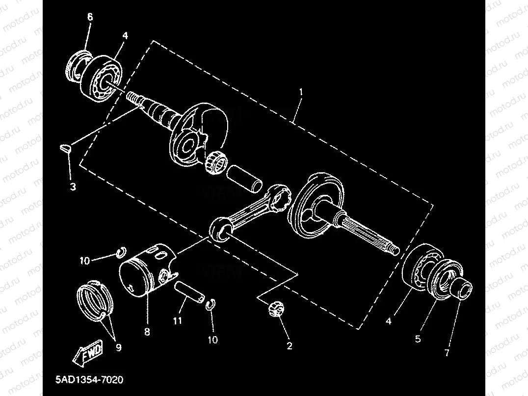 CRANKSHAFT & PISTON