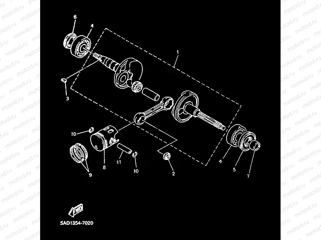 CRANKSHAFT & PISTON