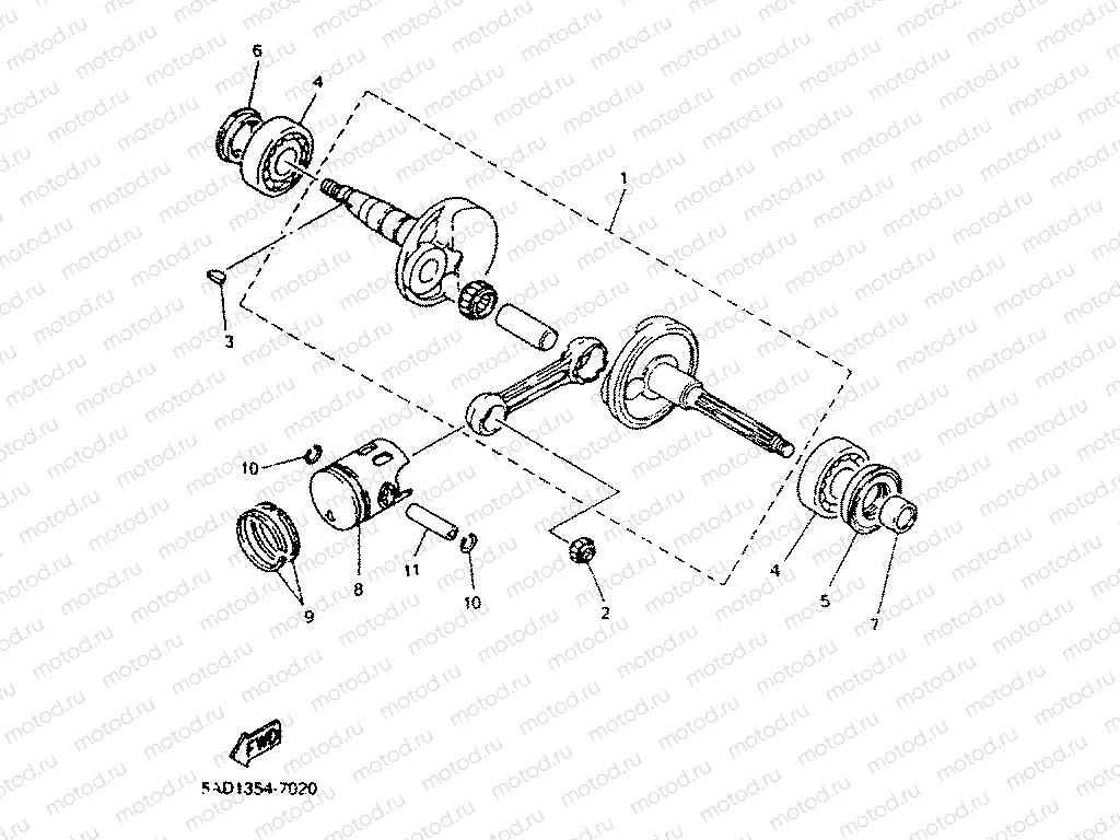CRANKSHAFT & PISTON
