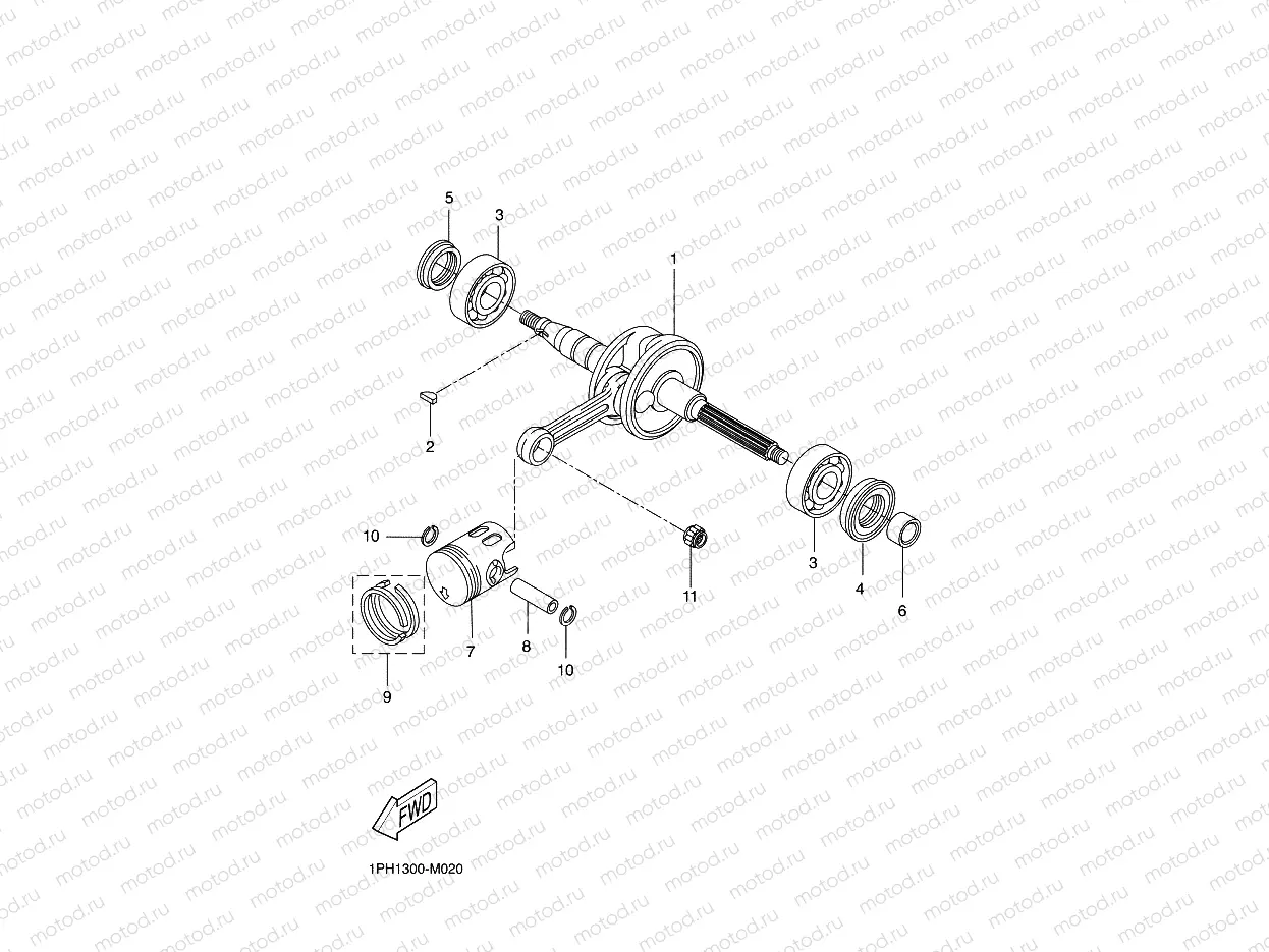 CRANKSHAFT & PISTON