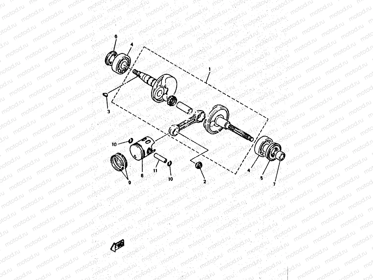 CRANKSHAFT & PISTON