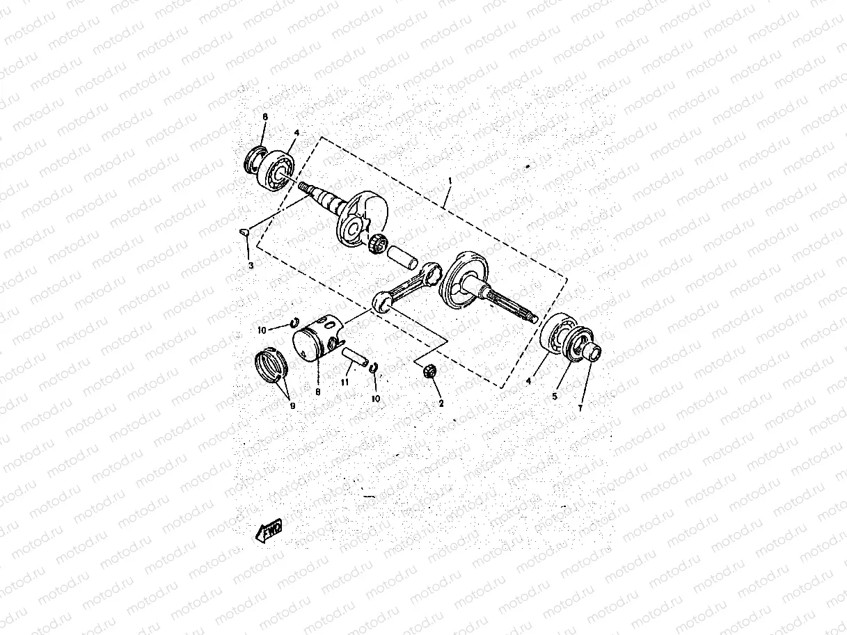 CRANKSHAFT & PISTON