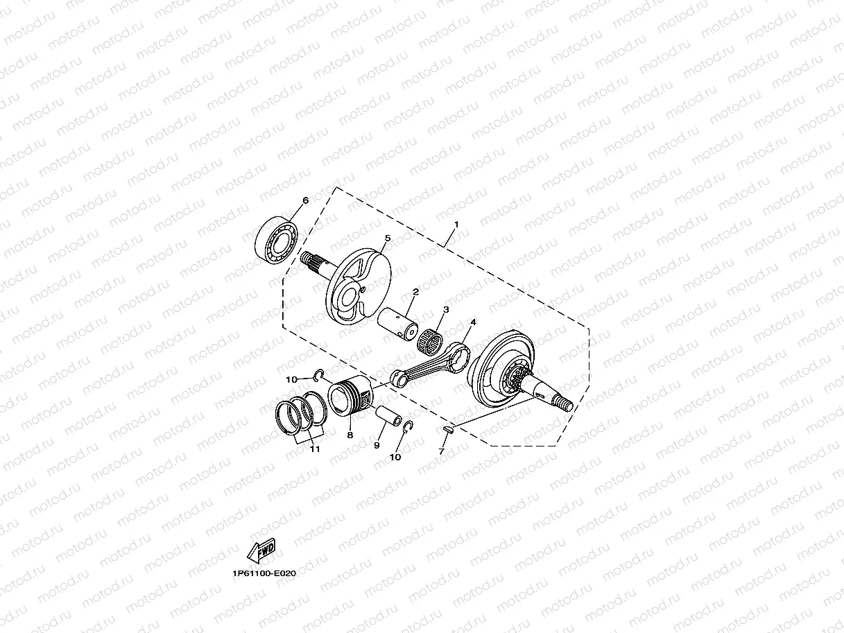 CRANKSHAFT & PISTON