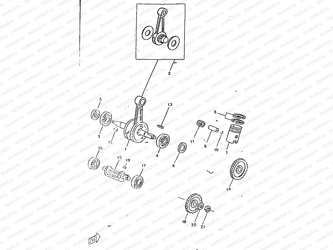 CRANKSHAFT & PISTON