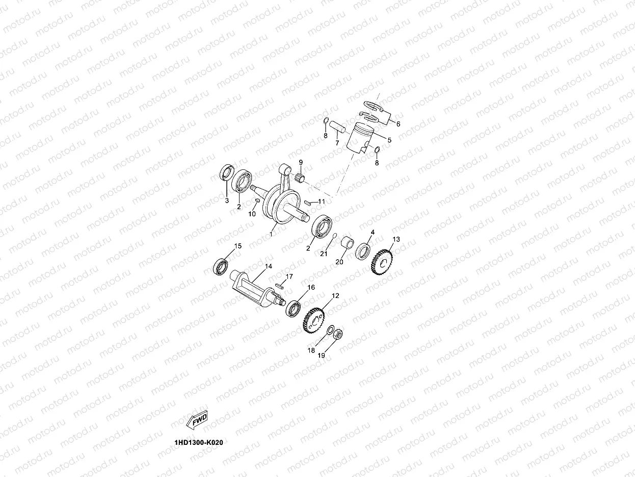 CRANKSHAFT & PISTON