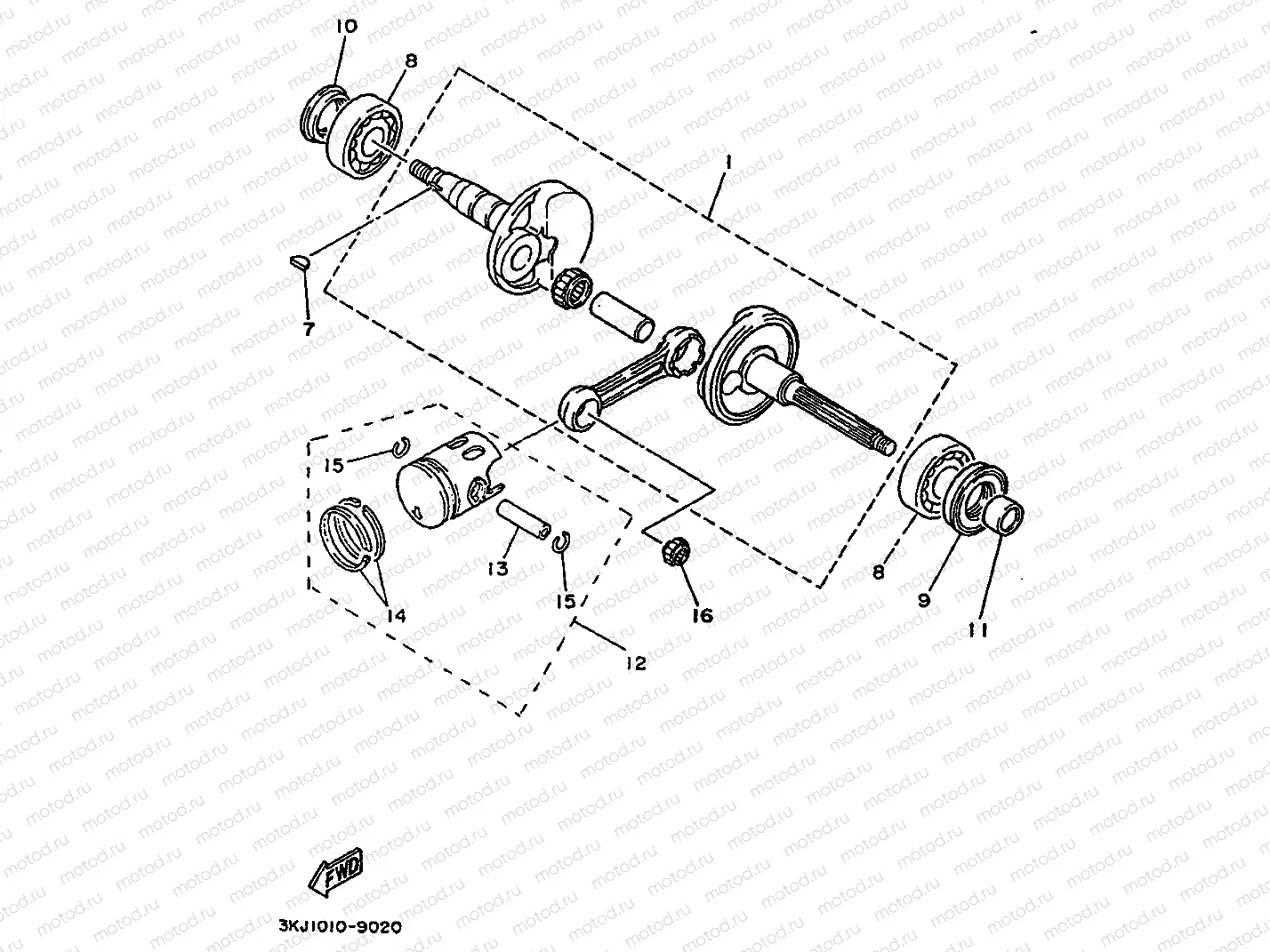 CRANKSHAFT & PISTON