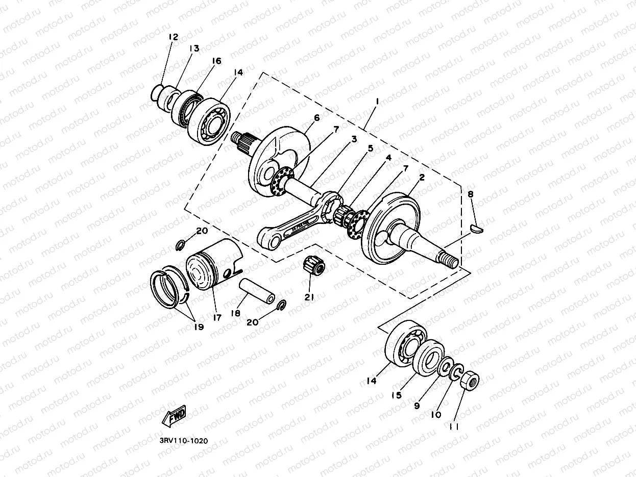 CRANKSHAFT & PISTON
