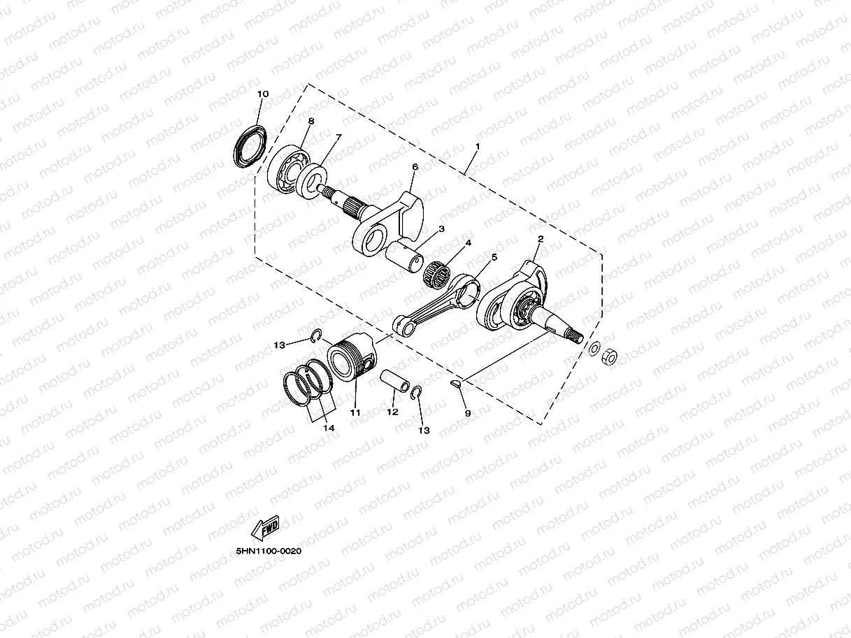 CRANKSHAFT & PISTON