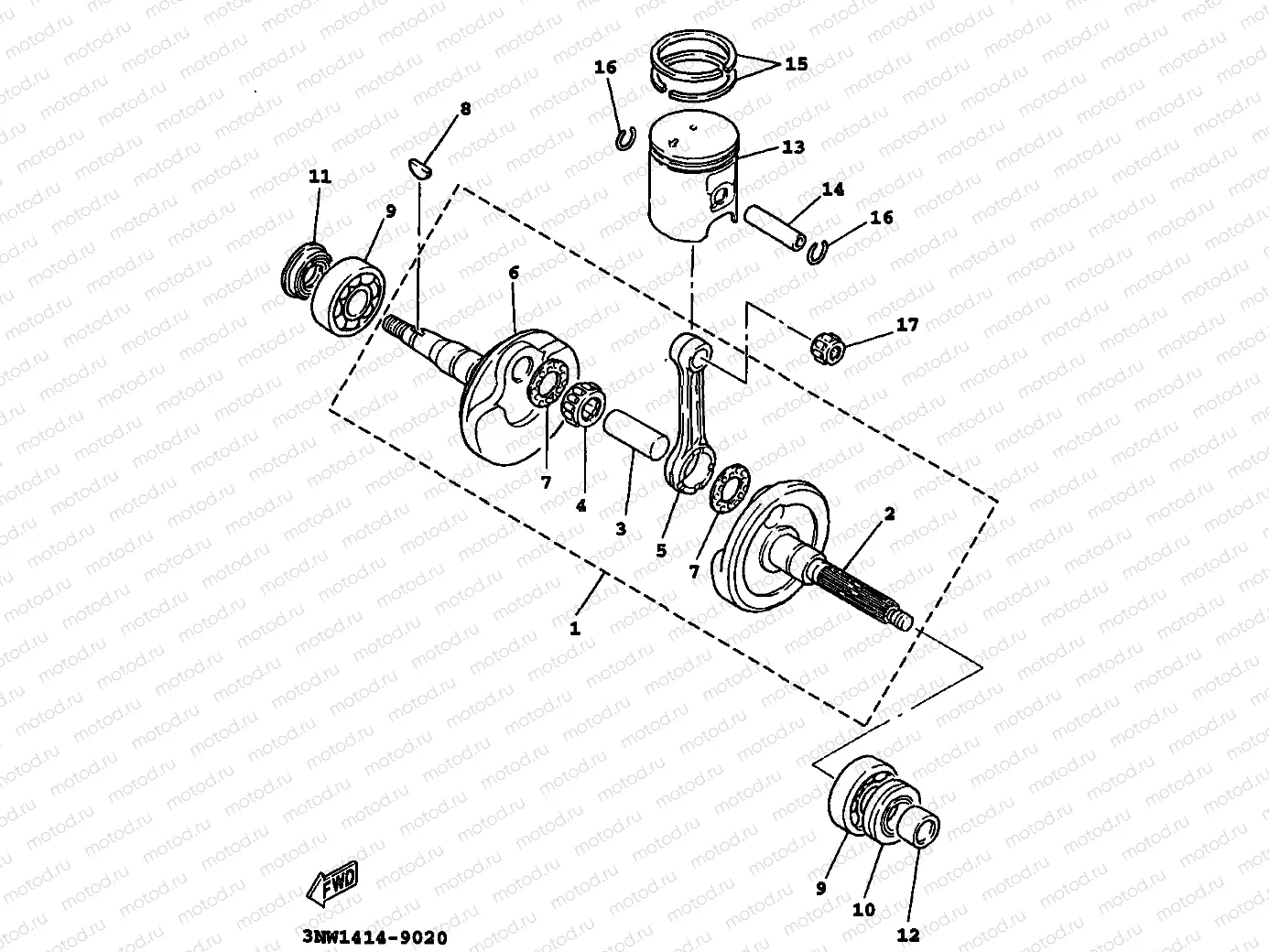 CRANKSHAFT & PISTON