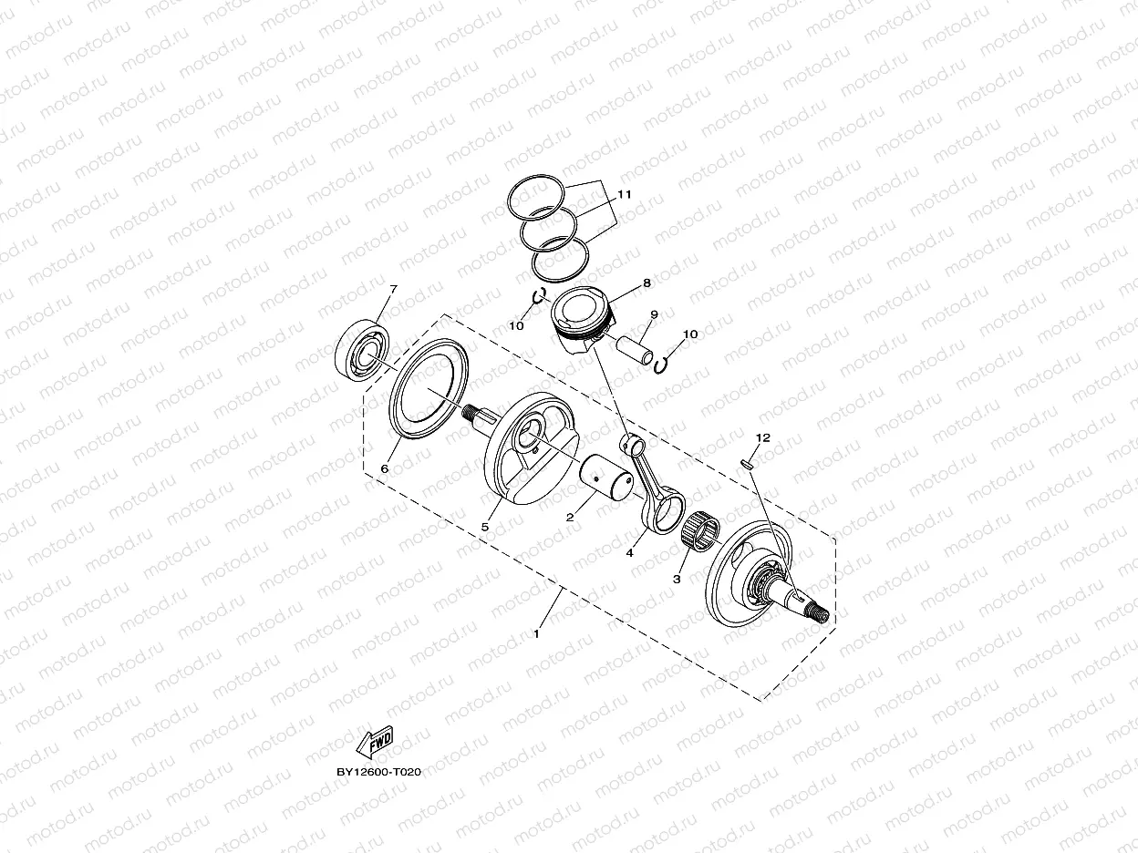 CRANKSHAFT & PISTON