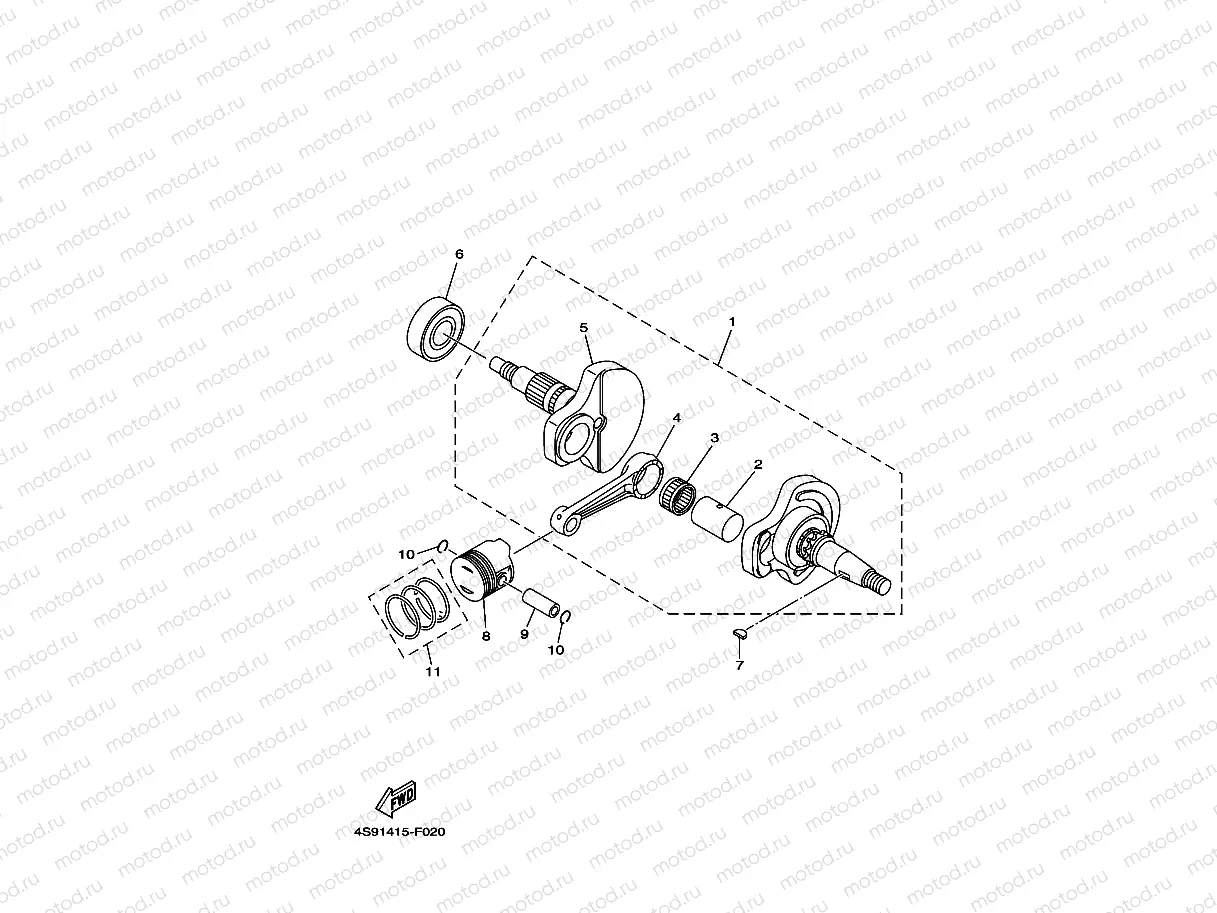 CRANKSHAFT & PISTON
