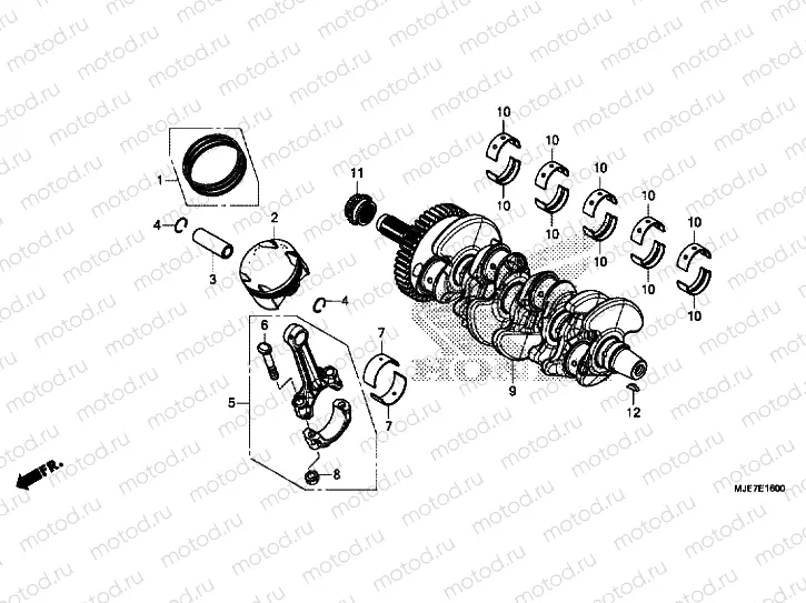 Crankshaft / PISTON