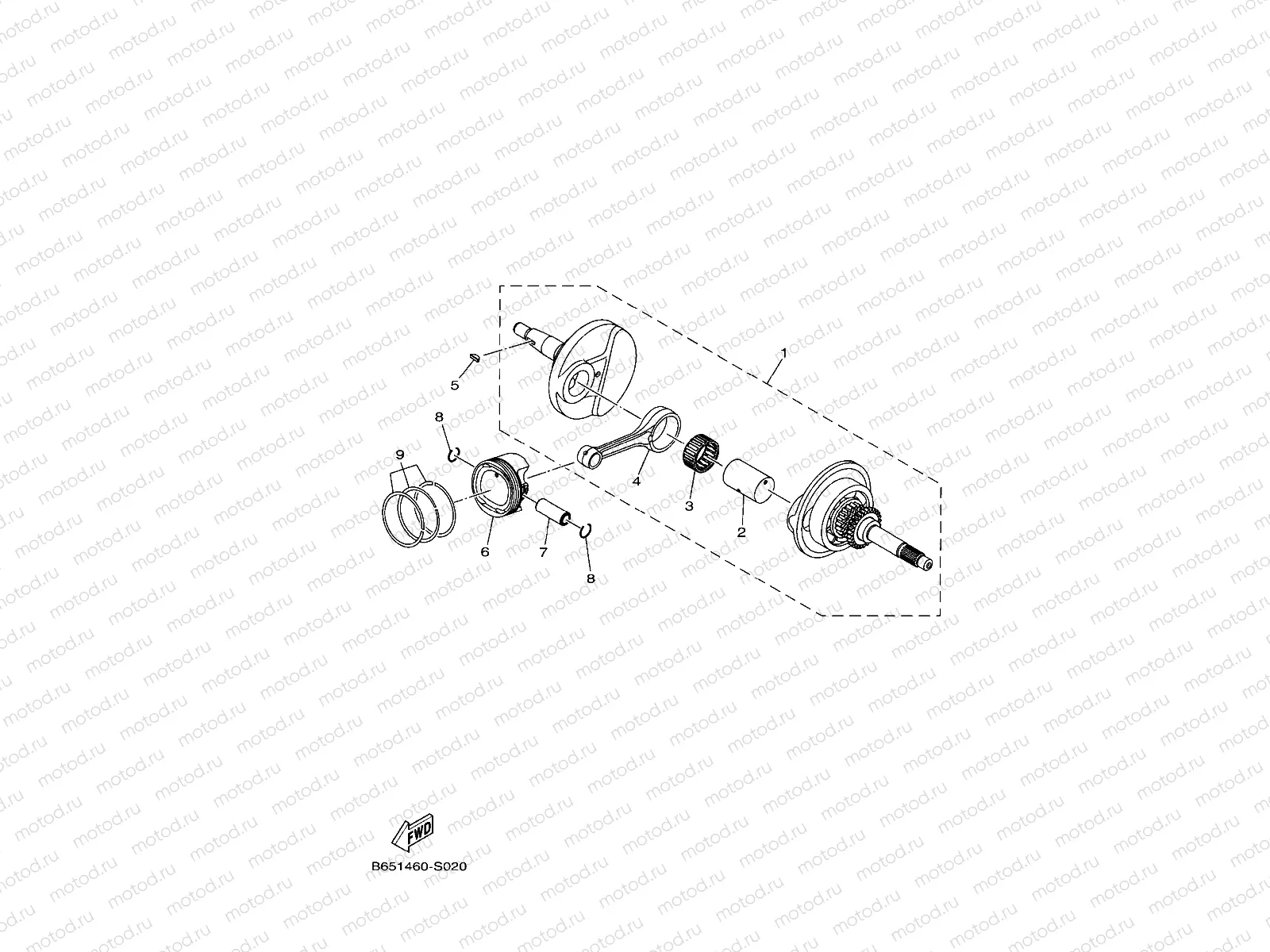 CRANKSHAFT & PISTON