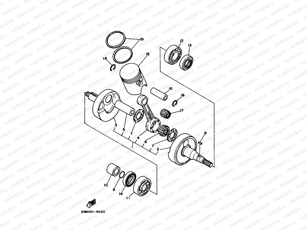 CRANKSHAFT & PISTON