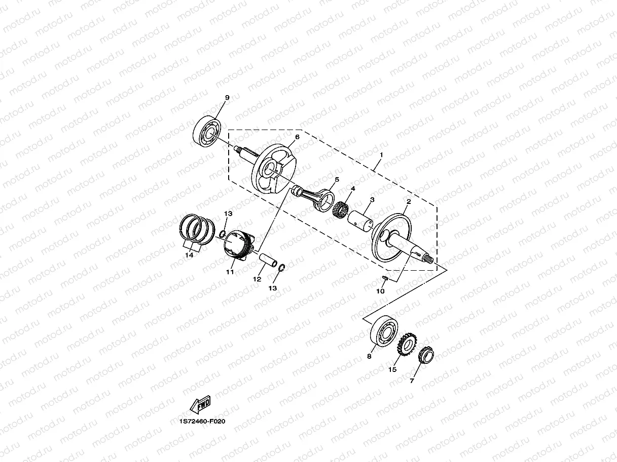 CRANKSHAFT & PISTON