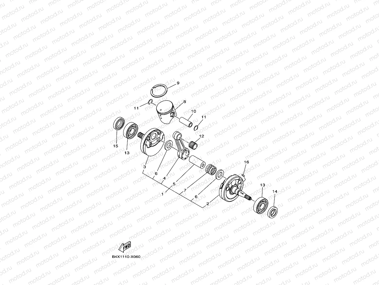 CRANKSHAFT & PISTON