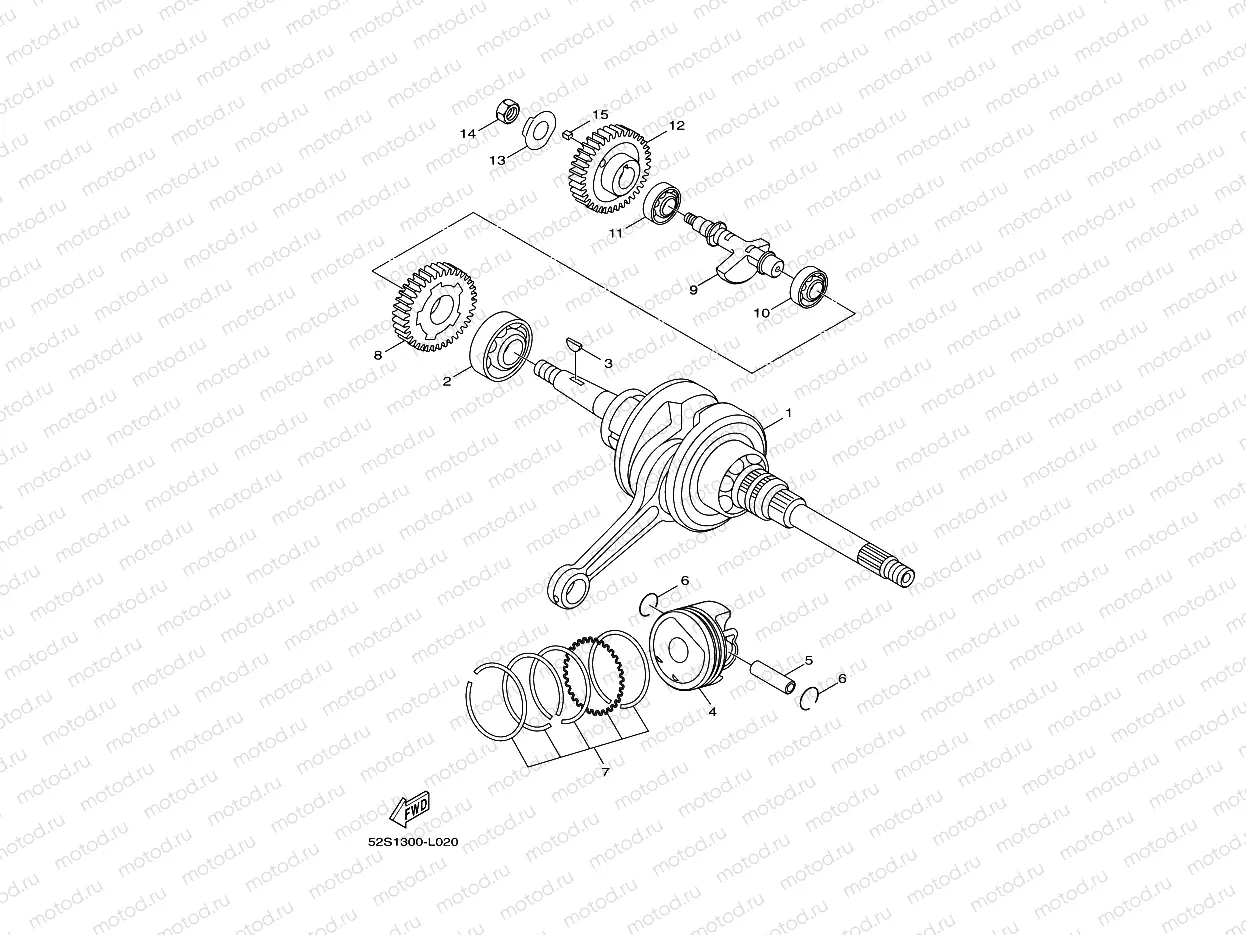 CRANKSHAFT & PISTON