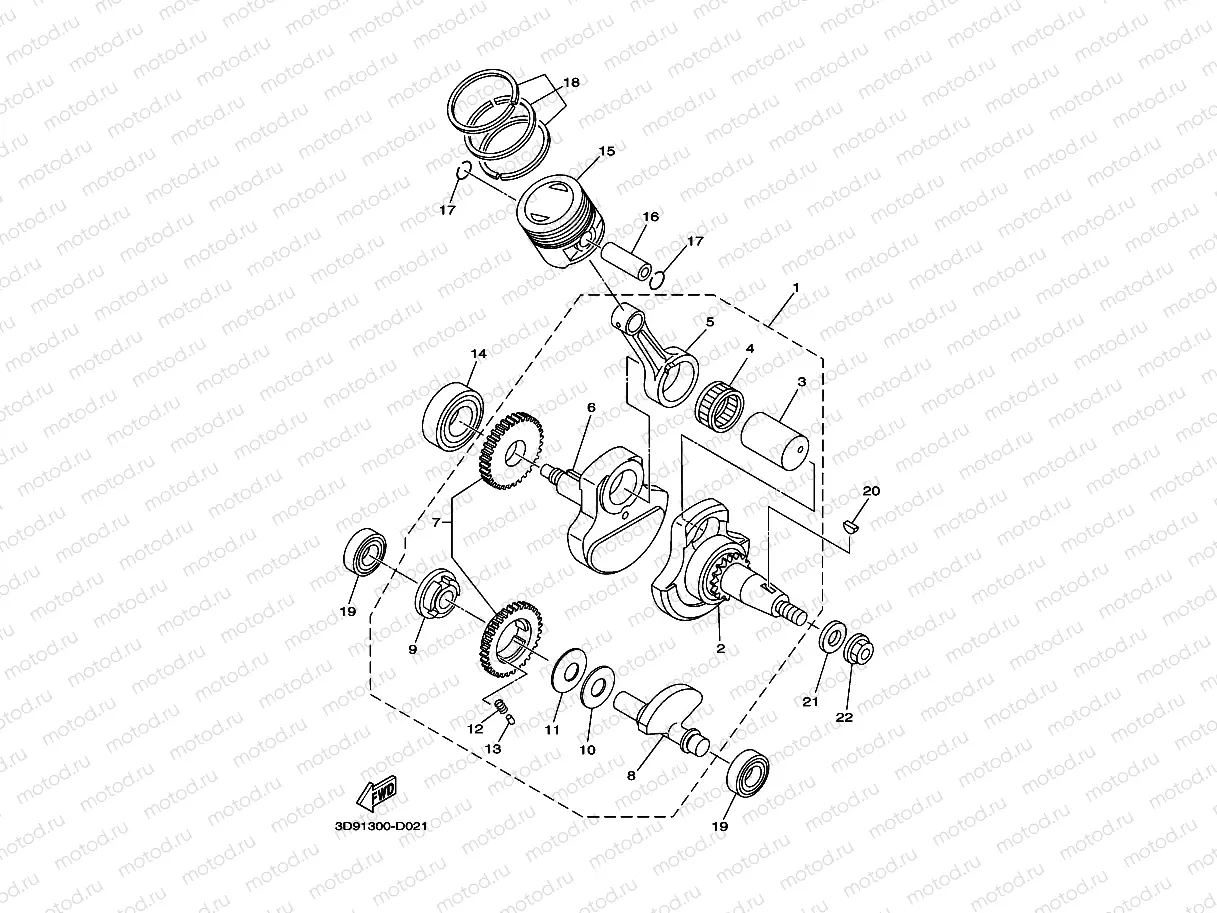 CRANKSHAFT & PISTON