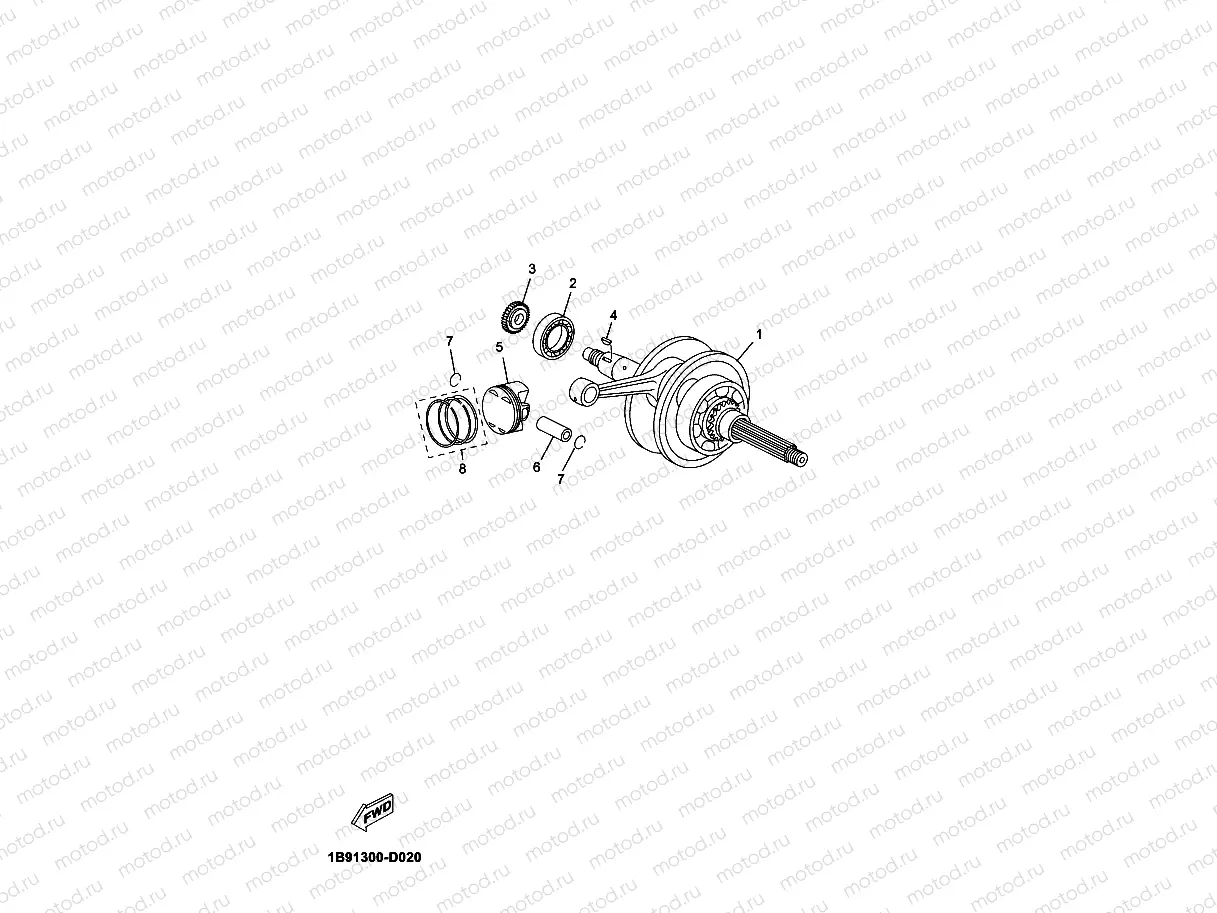 CRANKSHAFT & PISTON