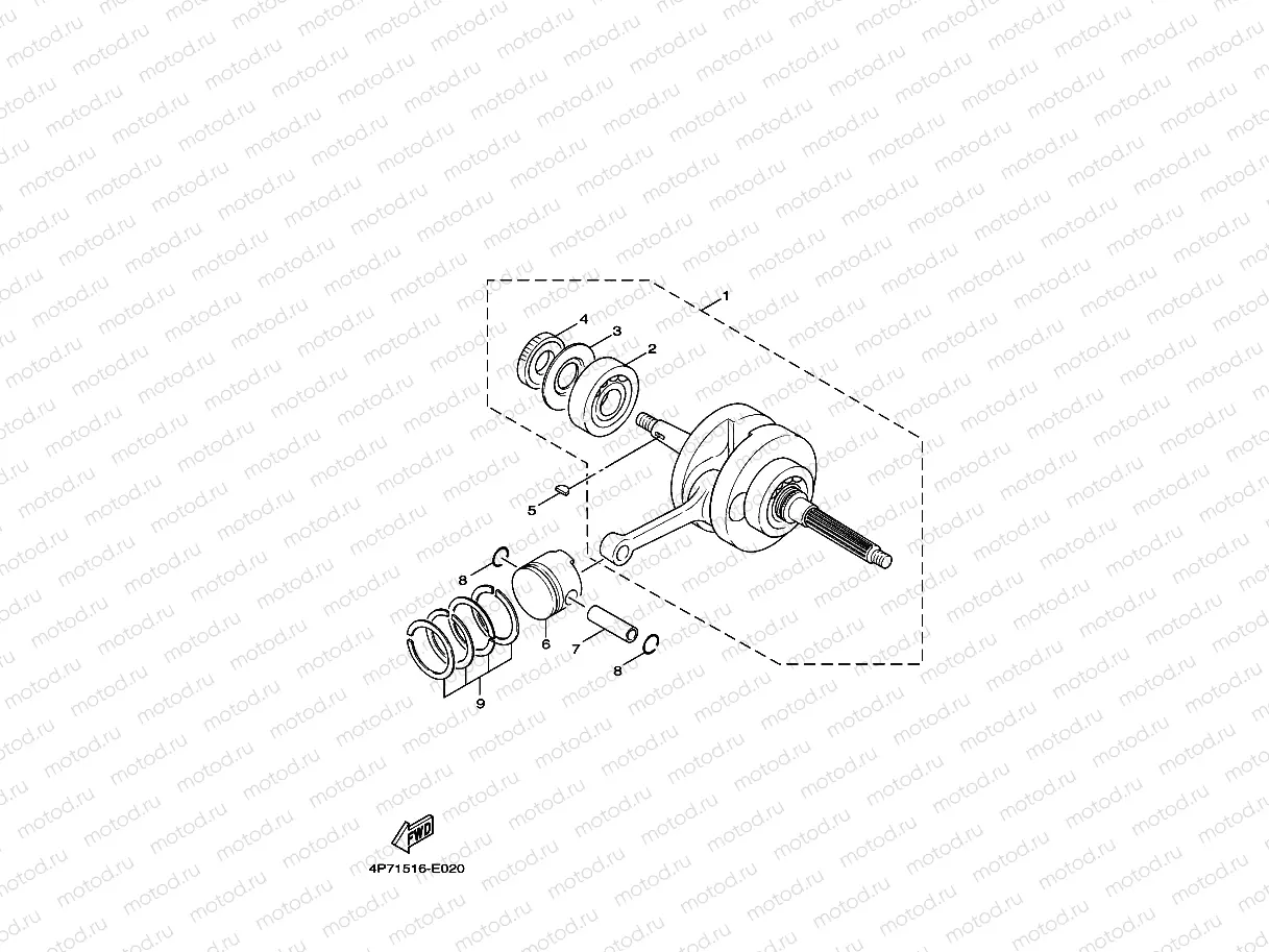 CRANKSHAFT & PISTON