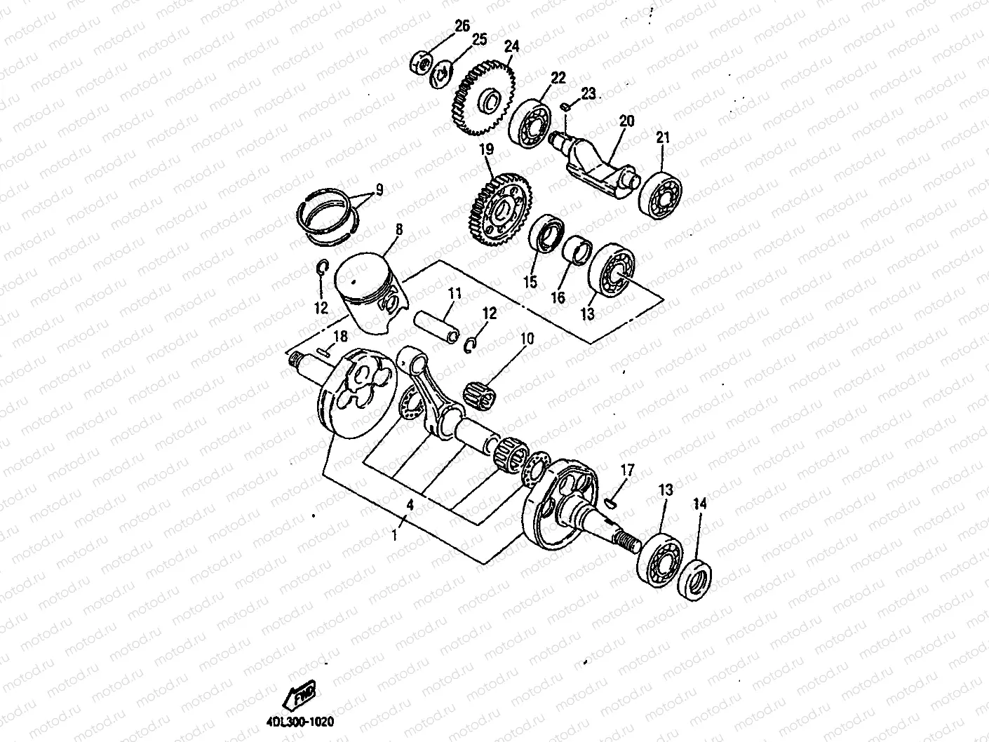 CRANKSHAFT & PISTON
