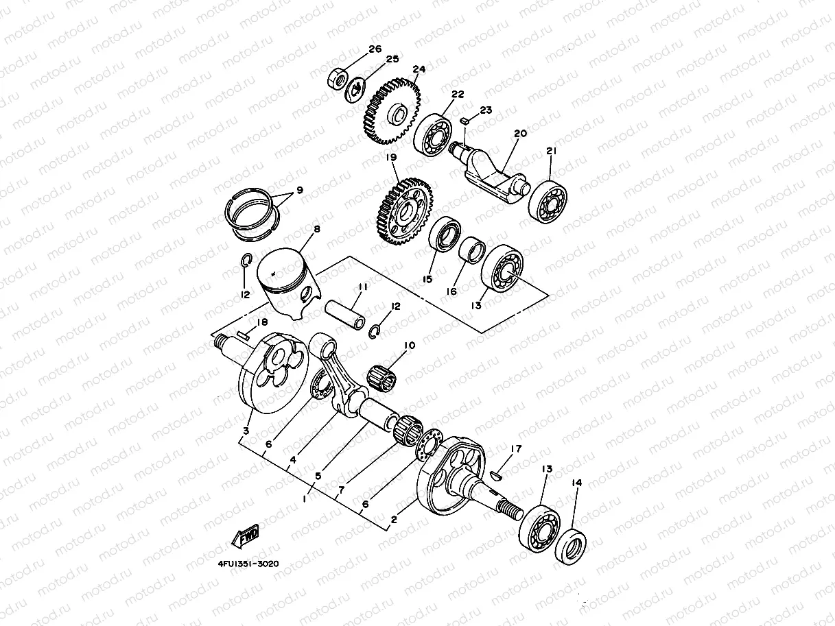 CRANKSHAFT & PISTON